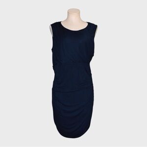 Diane Von Furstenberg Angelina Draped Sleeveless‎ Dress
